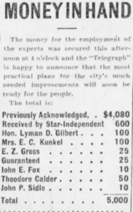 This excerpt is from The Telegraph newspaper in Harrisburg (May 13, 1901). 